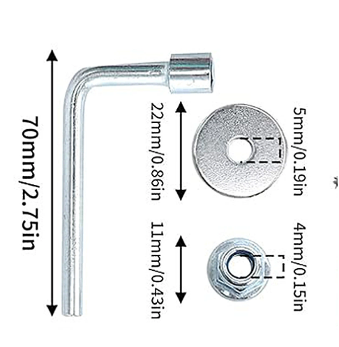 Universal lawn mower installation accessories