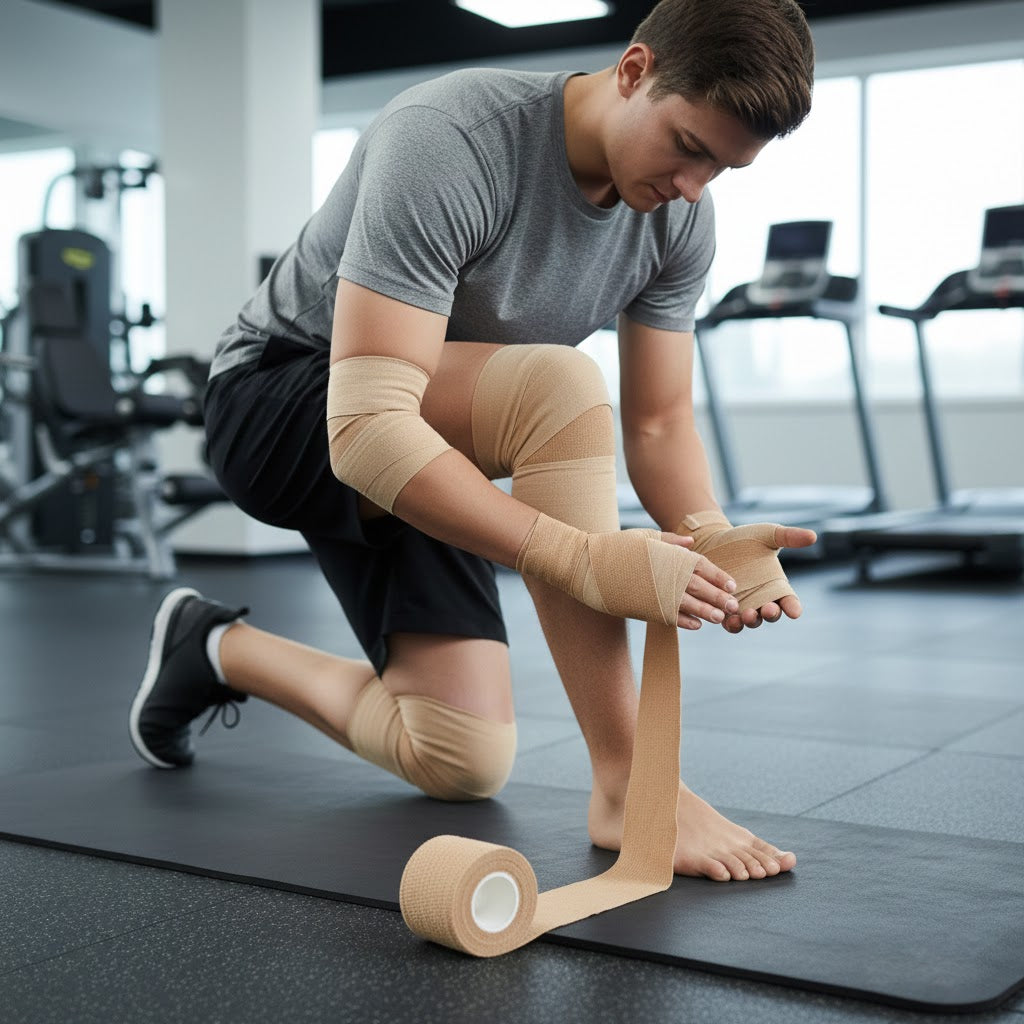 Professional Self-Adhesive Elastic Sports Compression Bandage