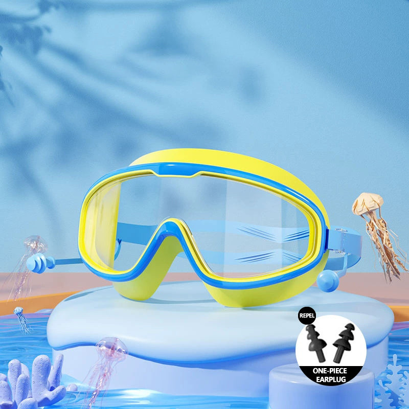🔥Last Day Promotion 49% OFF HD Anti-Fog Large Frame Swimming Goggles for Kids (Ages 6-16)