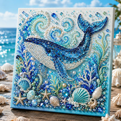 🎁Last Day 49% OFF - 🌊✨ Ocean Theme Pearl Art DIY Kit – Relaxing DIY Craft to Create Stunning Coastal Artwork