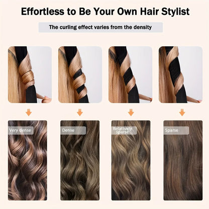 🌸 Heatless Curling Rod — Wake Up to Effortless, Natural Curls Without Heat Damage!