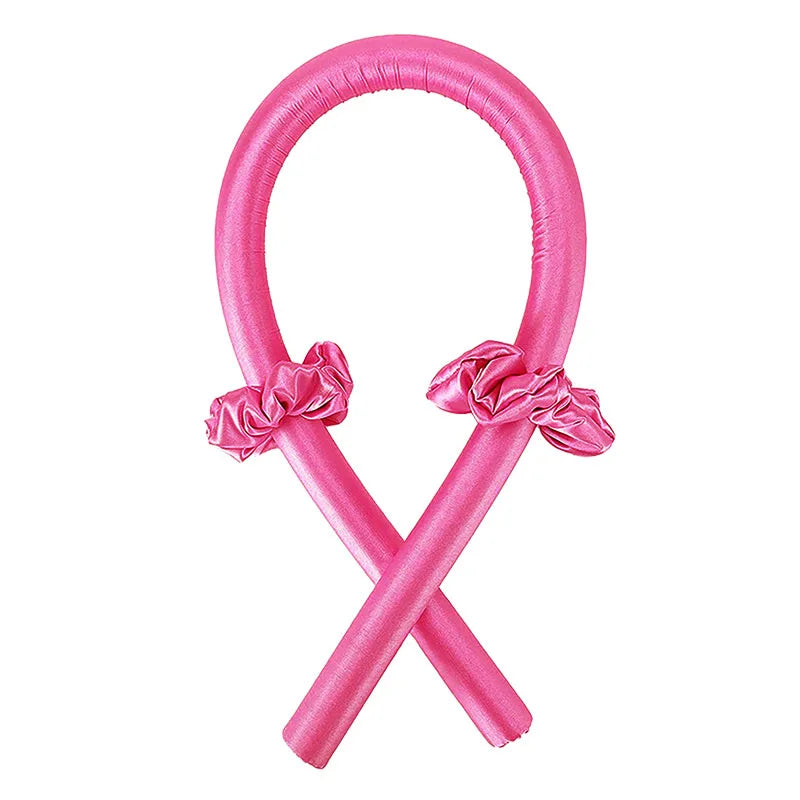 🌸 Heatless Curling Rod — Wake Up to Effortless, Natural Curls Without Heat Damage!