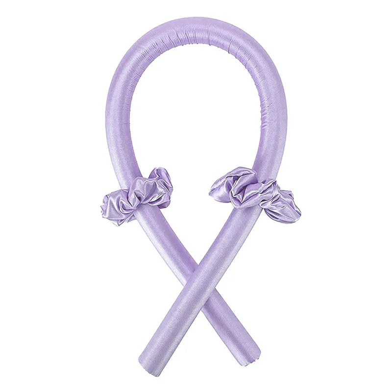 🌸 Heatless Curling Rod — Wake Up to Effortless, Natural Curls Without Heat Damage!