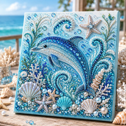 🎁Last Day 49% OFF - 🌊✨ Ocean Theme Pearl Art DIY Kit – Relaxing DIY Craft to Create Stunning Coastal Artwork
