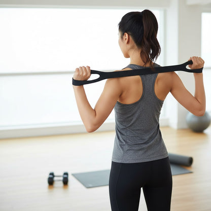 Figure-8 Resistance Band for Shoulder Opening and Back Sculpting