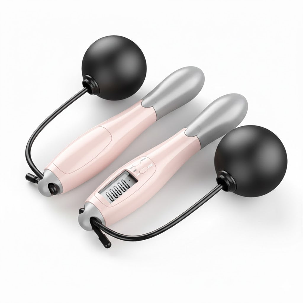 Smart Digital Cordless Jump Rope with Weighted Training Balls